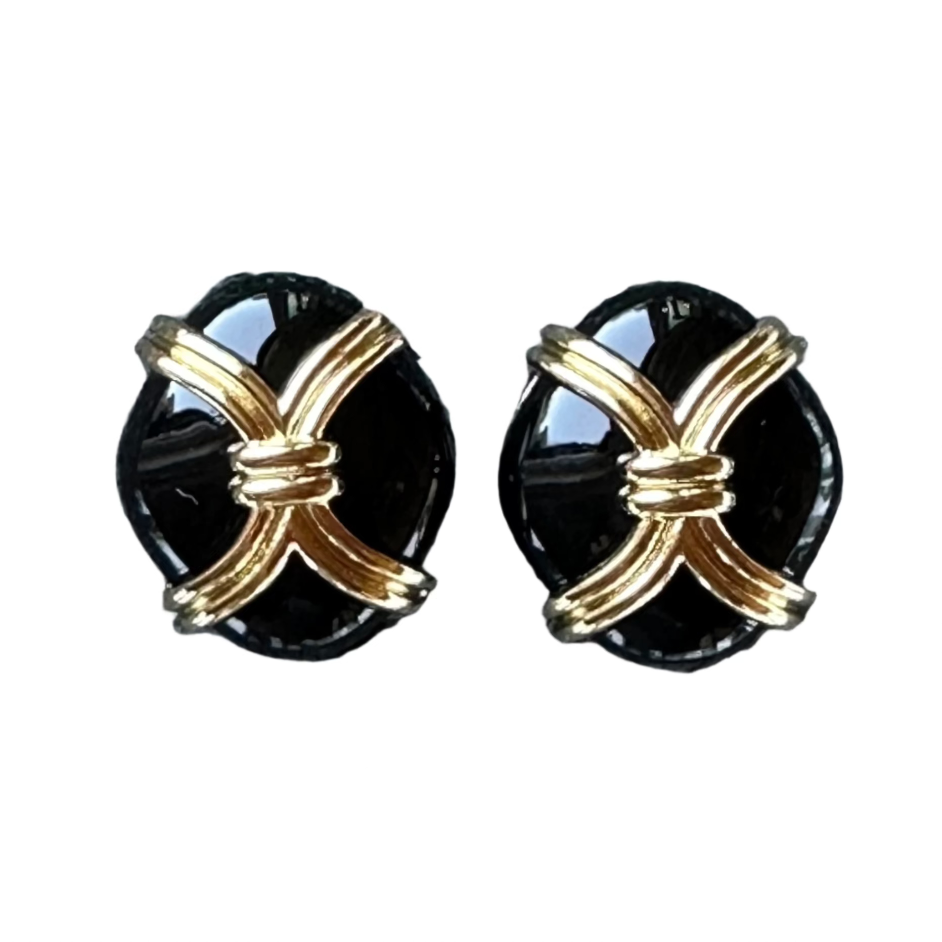 Colored Ovals with Half Circles Tied