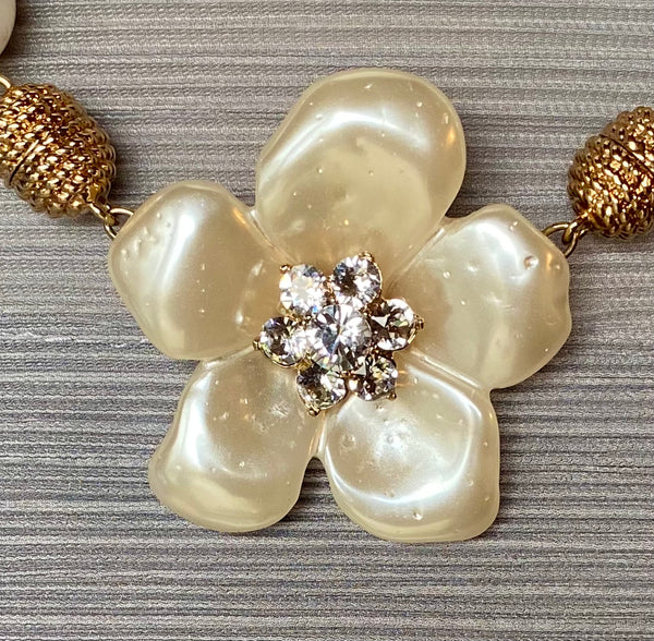 Pearl Flower Motif for Necklace