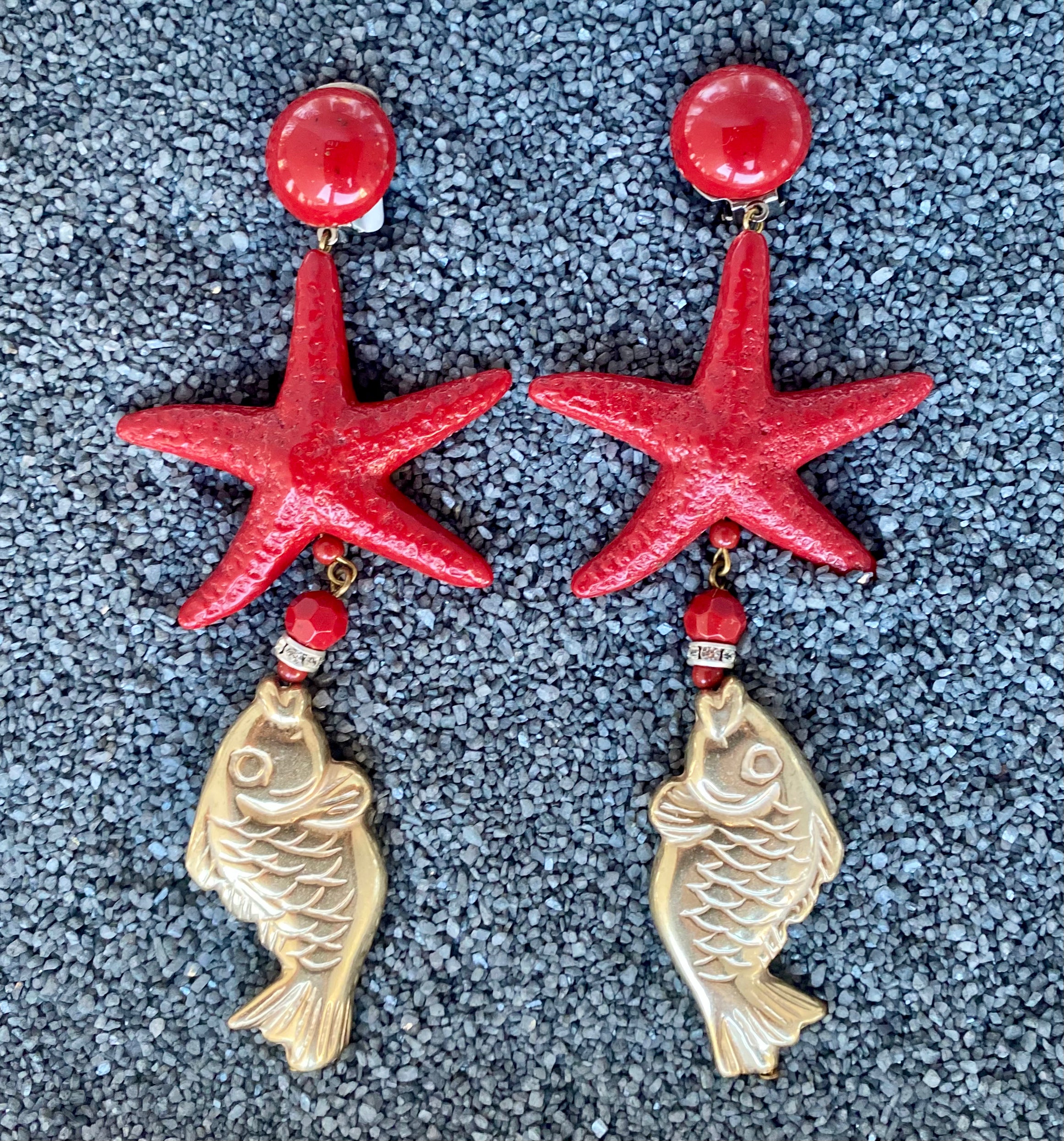 Star/Fish/Red/Gld