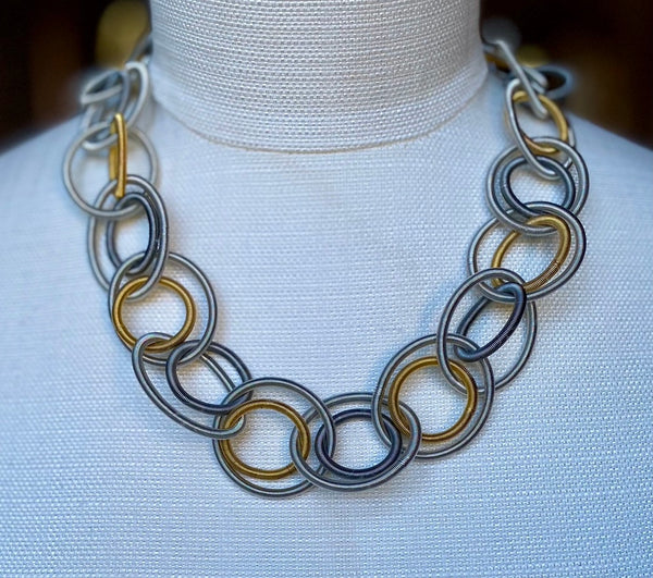 Multi Silver Gold Loops