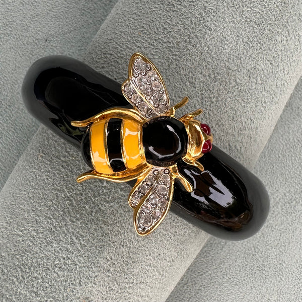 Bee with Enamel Colors