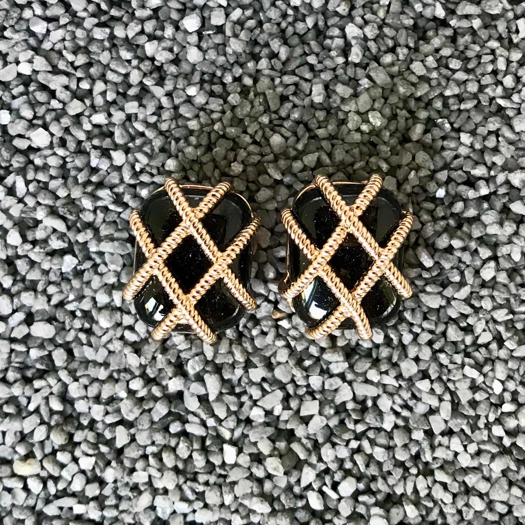 Small Gold Filigree with Colors