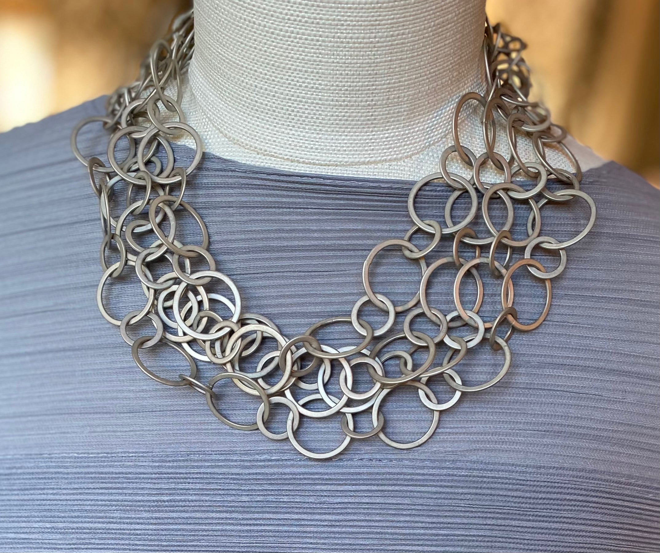 Matte Circle Chain