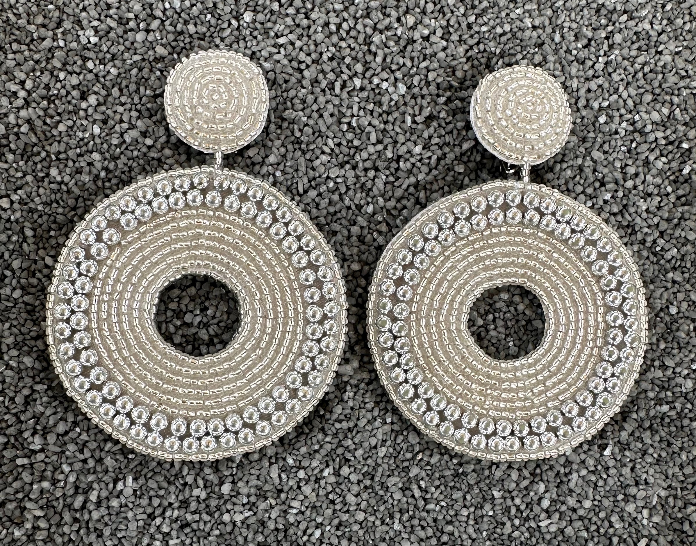 Seed Bead Center Circle