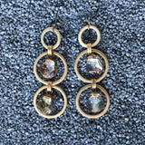 Light Amber withMatte Gold Circles
