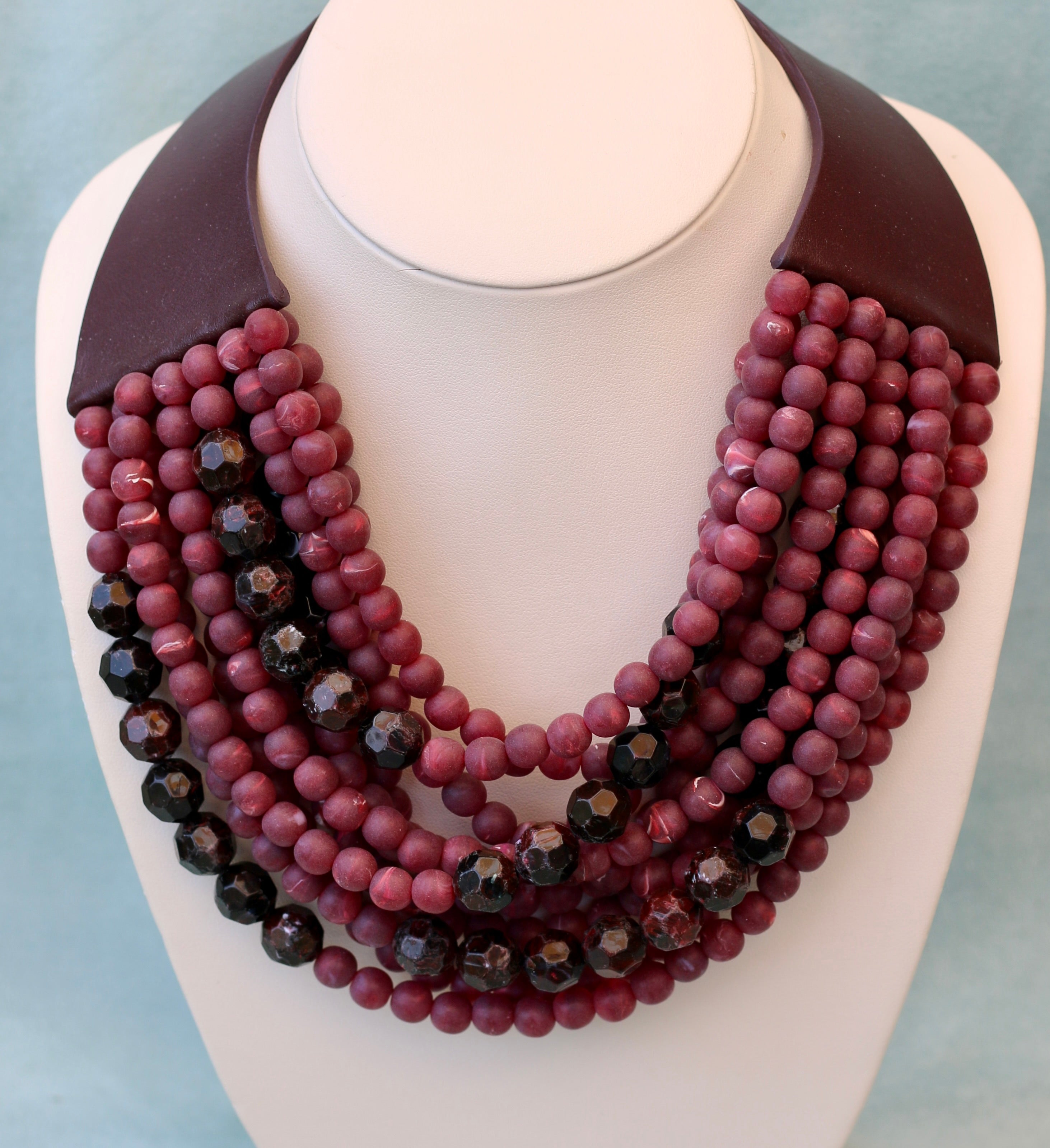 Marcella Bordeaux Multistrand Maroon