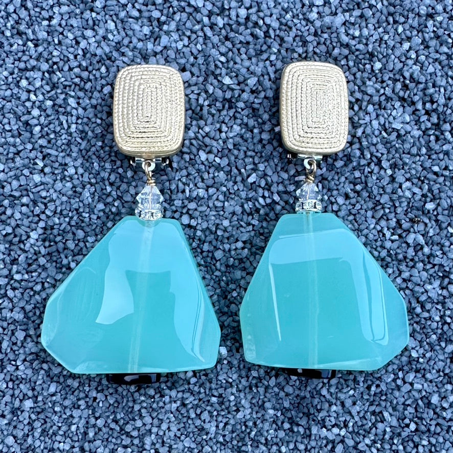 Rectangle on Top of Pendant in Colors