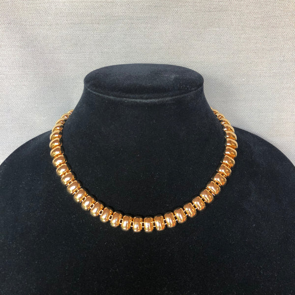 Connected Gold Oval Beads with Magnets