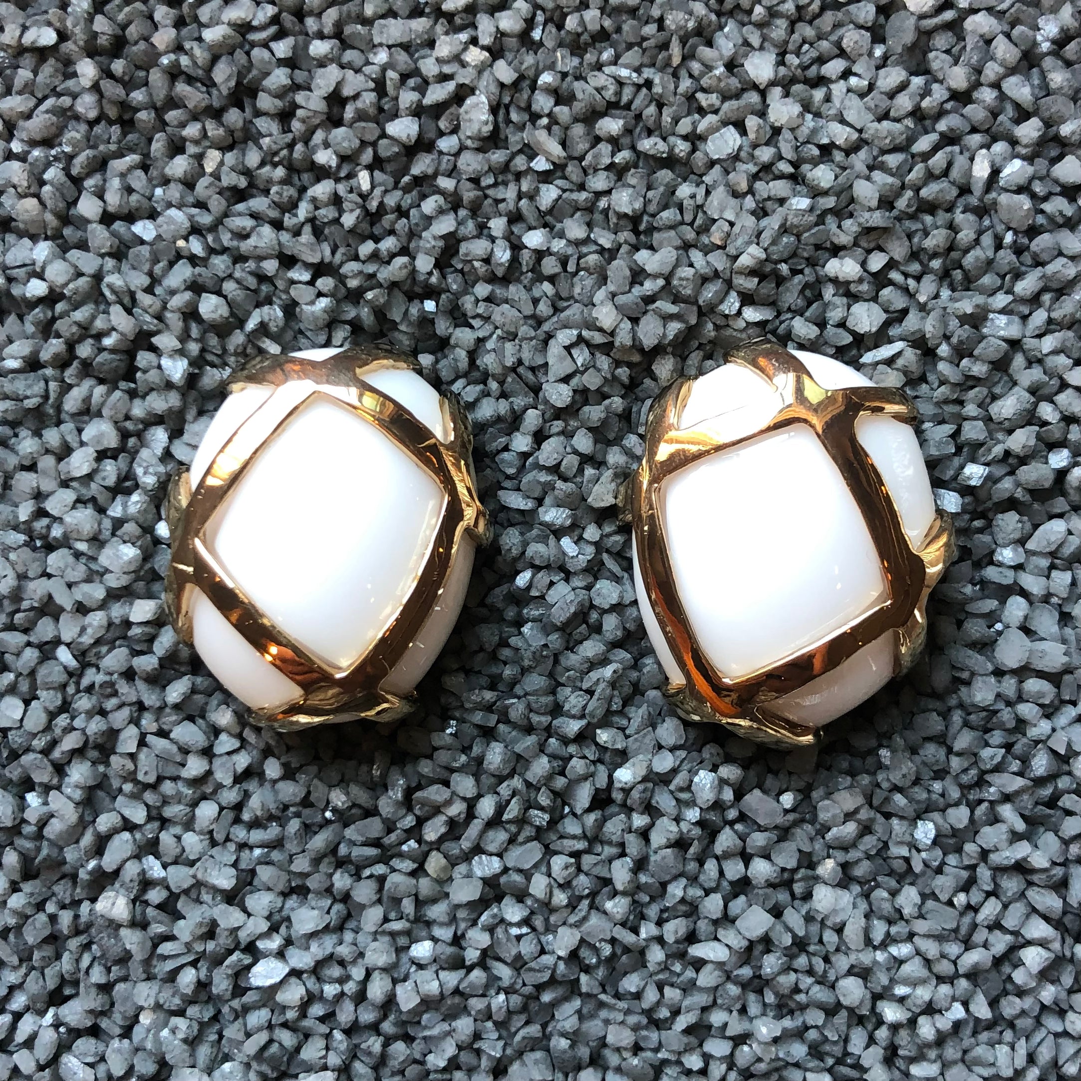 Oval Gold Straps in Colors