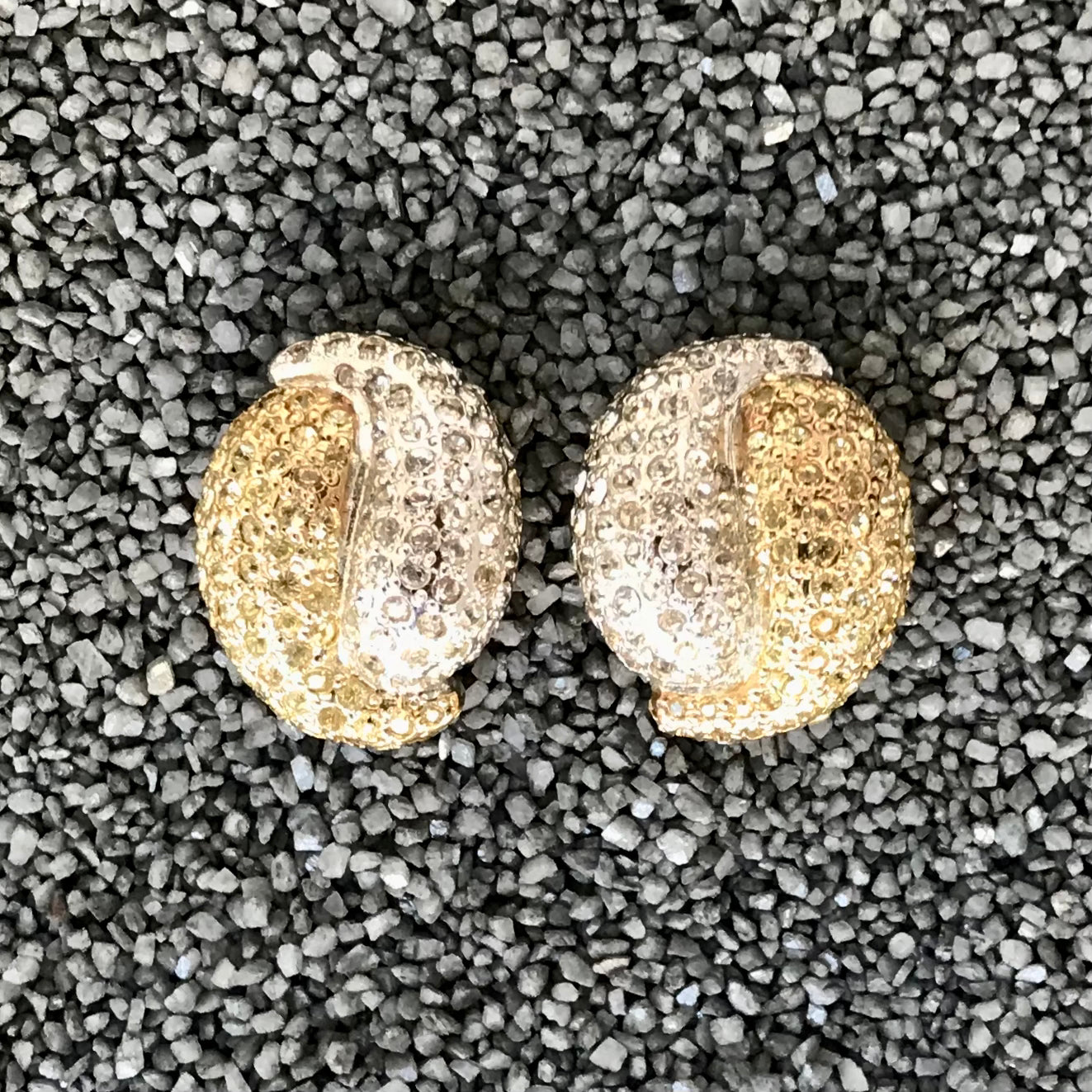 Mingle Silver Gold CZ's