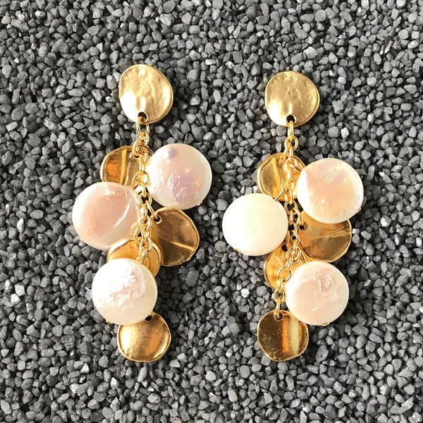 Gold and White Pearl Nuggets