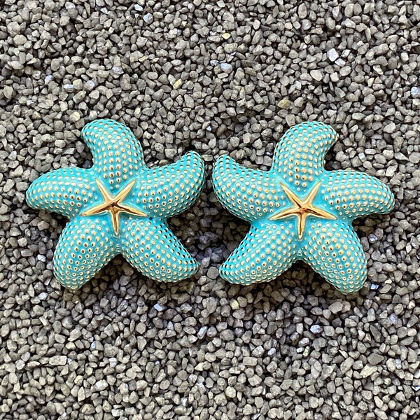 Starfish Gold Turquoise