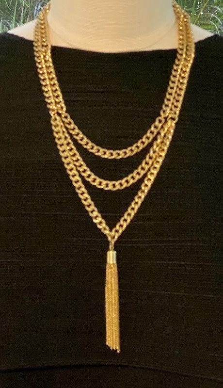 Karin Sultan: Long With Tassel Gold
